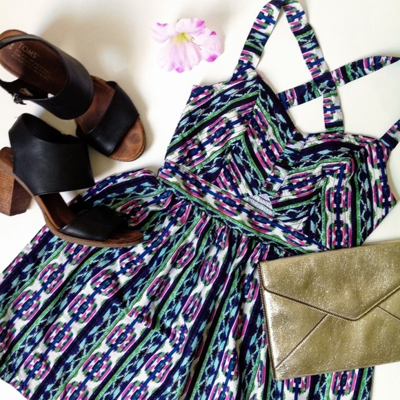 Band of Gypsies | Geometric Tribal Mini Sun Dress - Picture 8 of 8